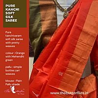 PURE KANCHIVARAM SOFT SILK SAREE KRSSSIL20279