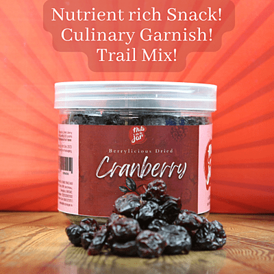 Berrylicious Dried Cranberry Whole 250 Grams Berrylicious Dried Cranberry Whole 250 Grams