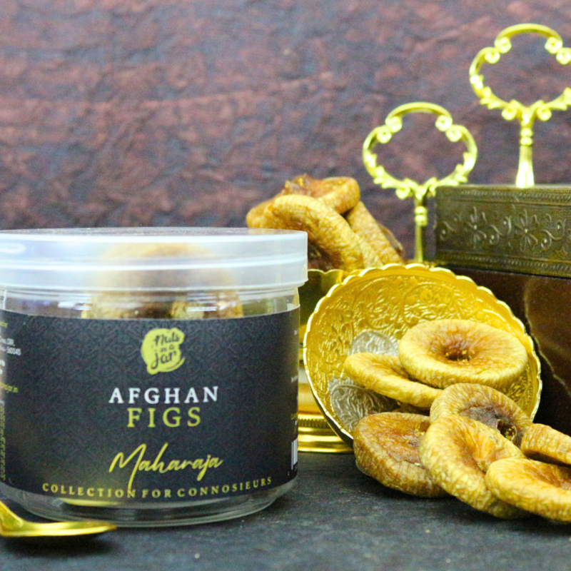 Nuts in a Jar Maharaja Afghan Figs (Anjeer) 250 Grams Nuts in a Jar Maharaja Afghan Figs (Anjeer) 250 Grams