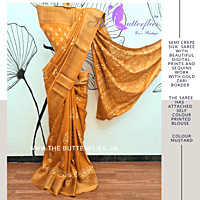 SEMI CREPE SILK SAREE RJASCRE23463 SEMI CREPE SILK SAREE RJASCRE23463