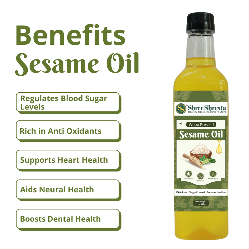 Wood-Pressed Sesame Oil