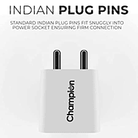 Champion 15W 3A USB Port Power Adapter/Wall Charger For All Mobile Phones (White) Champion 15W 3A USB Port Power Adapter/Wall Charger For All Mobile Phones (White)