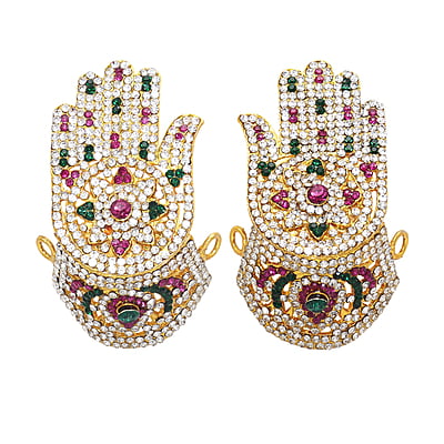 God Ornament Gold Plated God,Goddess Hand & Leg