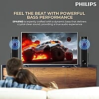 PHILIPS Audio SPA9160 2.0CH Tower Speakers - 160W, Wireless Microphone, Multi-Connectivity, Karaoke, Thumping Bass (Black) PHILIPS Audio SPA9160 2.0CH Tower Speakers - 160W, Wireless Microphone, Multi-Connectivity, Karaoke, Thumping Bass (Black)
