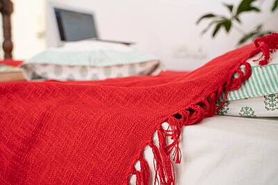 Vibrant in Red Bed Cover Vibrant in Red Bed Cover