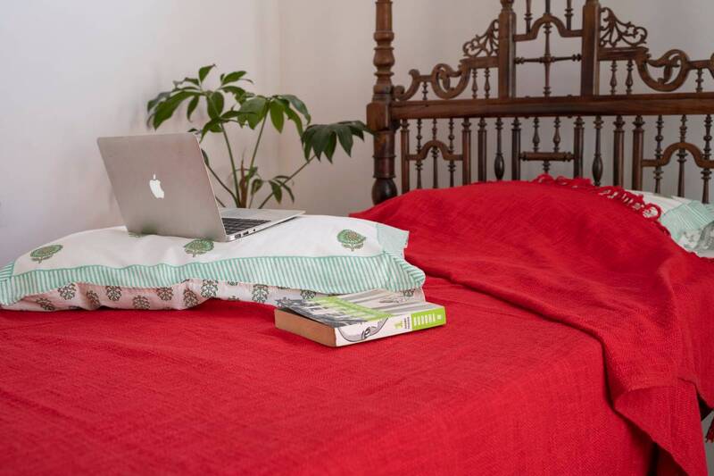 Vibrant in Red Bed Cover Vibrant in Red Bed Cover