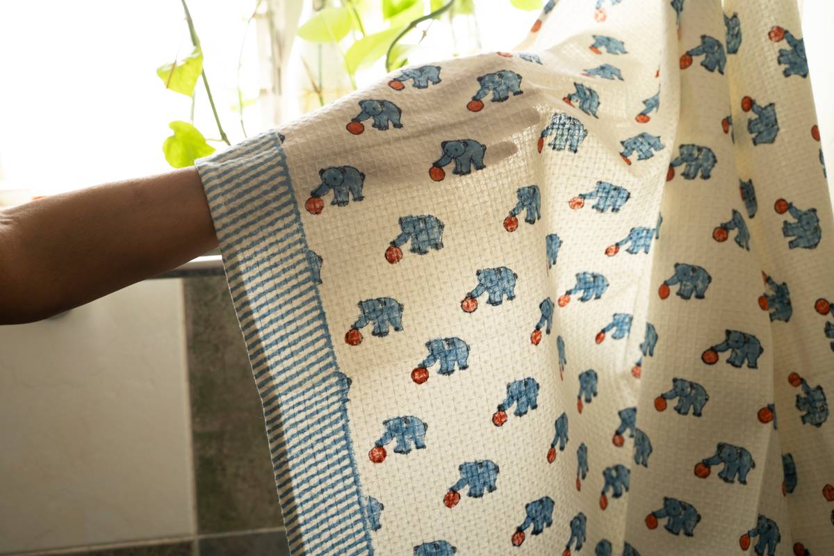 Playful Elephant - Towel