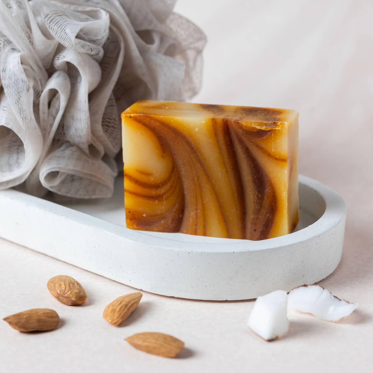 Coconut Almond Spice Exfoliating Bathing Bar Coconut Almond Spice Exfoliating Bathing Bar