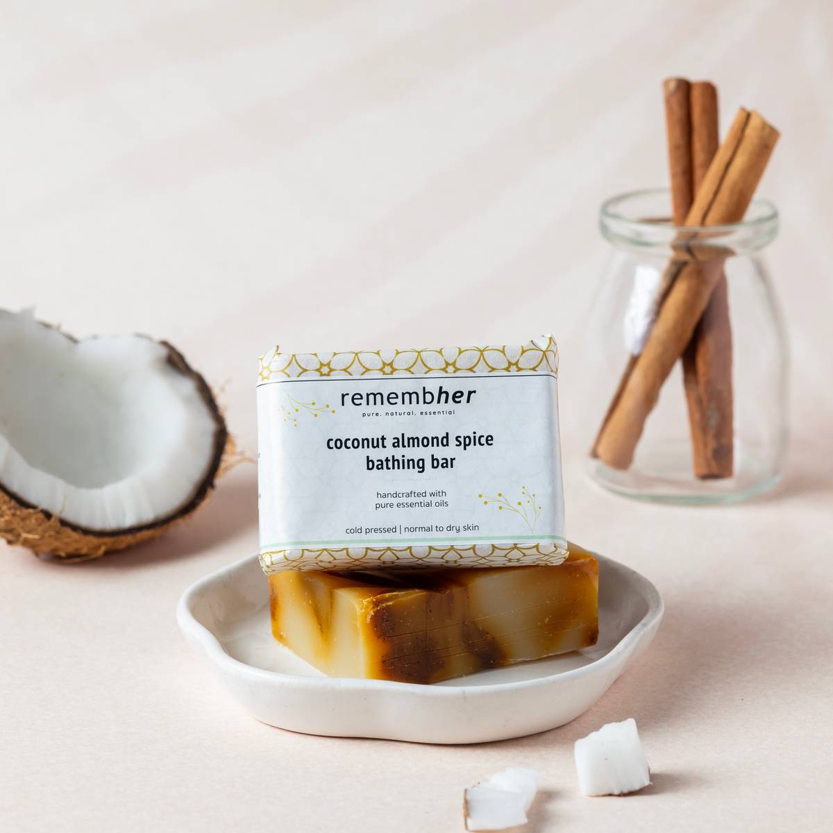 Coconut Almond Spice Exfoliating Bathing Bar Coconut Almond Spice Exfoliating Bathing Bar