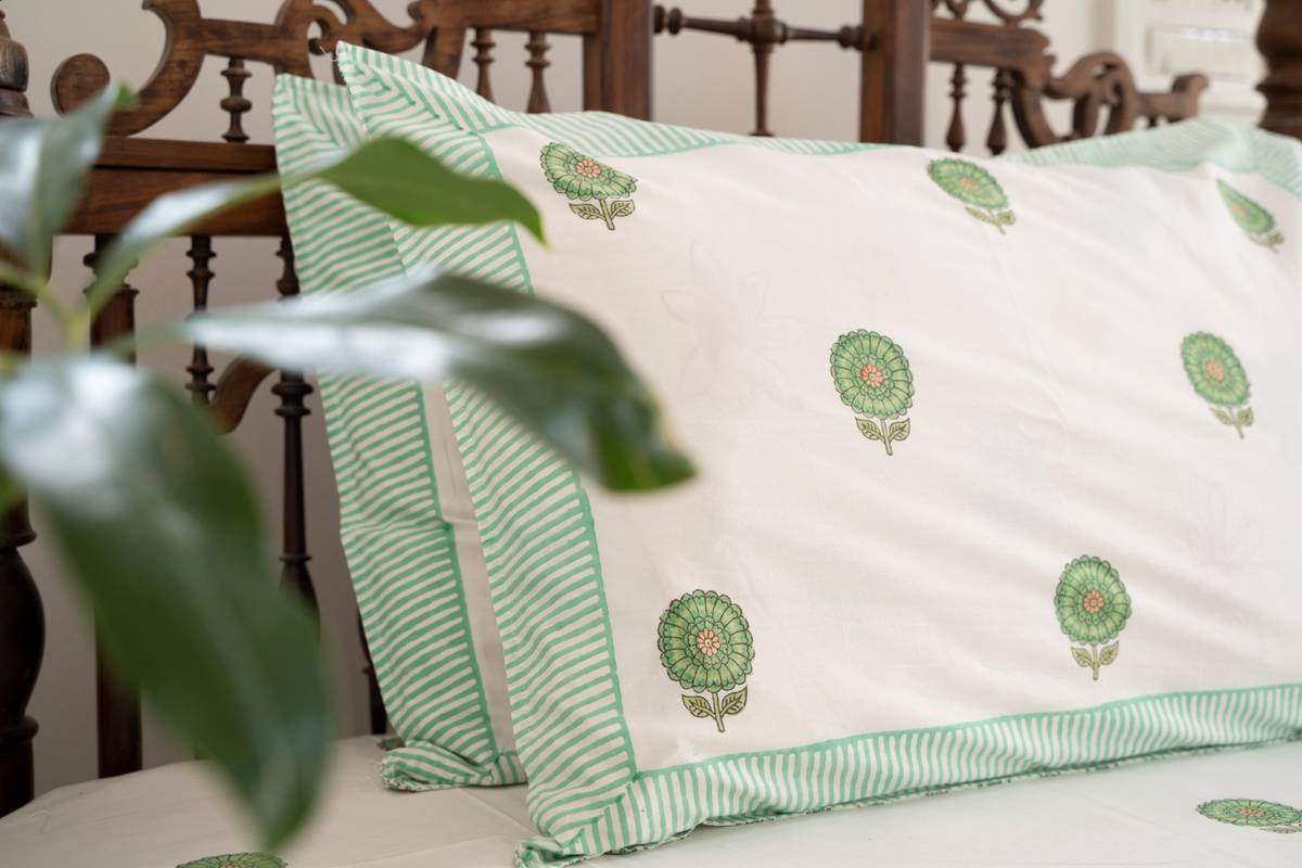Spring Green - Bedsheet