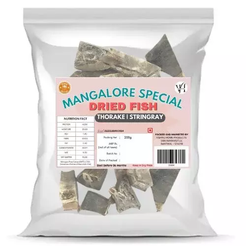 Mangalore Special Dried Fish Thorake | Stringray Fish | Thirandi Mangalore Special Dried Fish Thorake | Stringray Fish | Thirandi