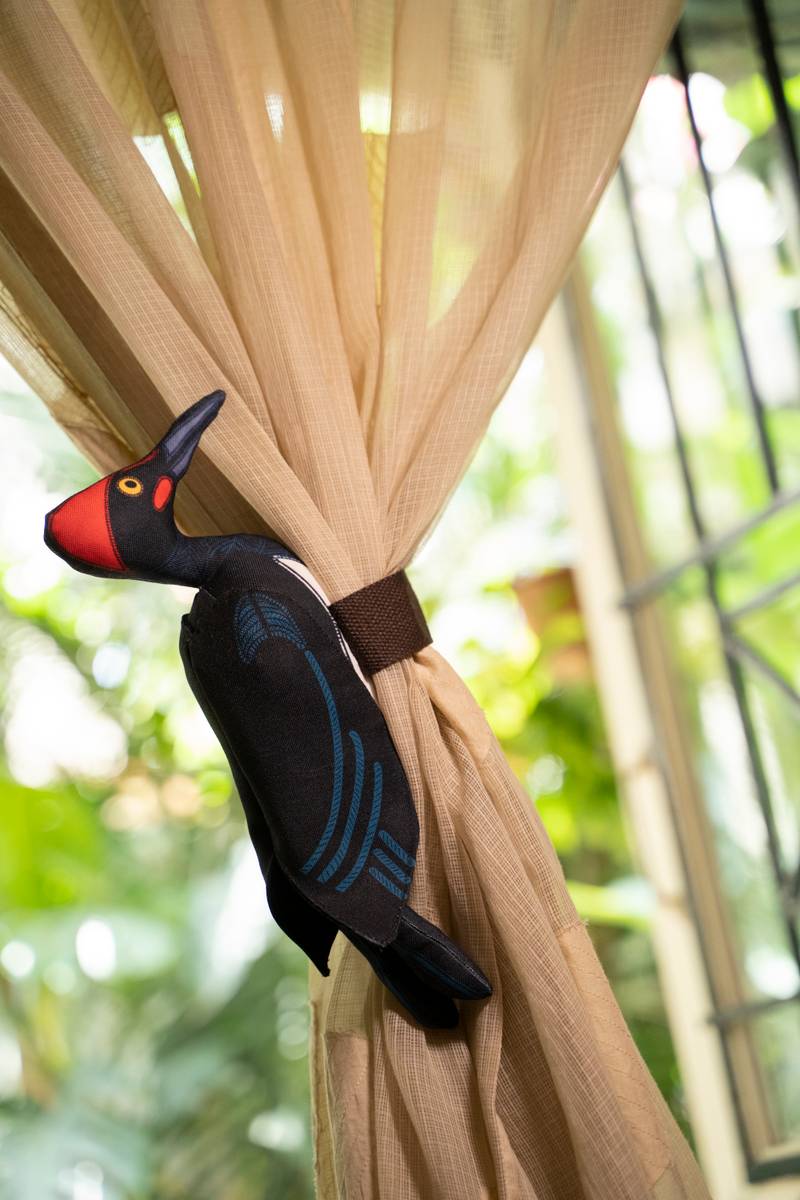 White Bellied Woodpecker Curtain Holder White Bellied Woodpecker Curtain Holder