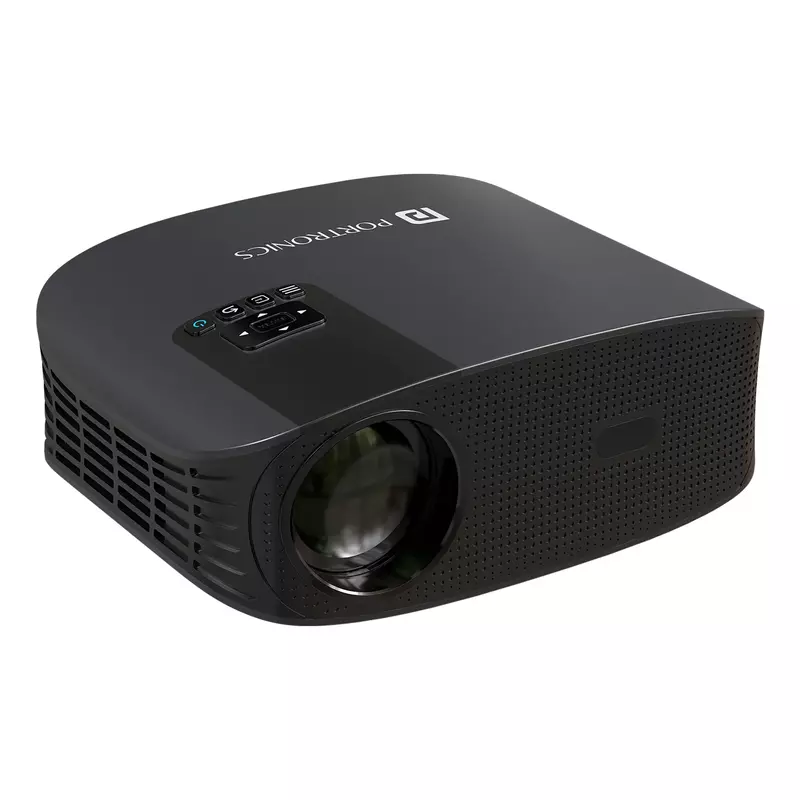 Portronics Beem 490 Smart LED Projector | 1080p Full HD, Auto Focus, Streaming Apps, 6000 lm | Portable Projector with Remote Controller (Black) Portronics Beem 490 Smart LED Projector | 1080p Full HD, Auto Focus, Streaming Apps, 6000 lm | Portable Projector with Remote Controller (Black)