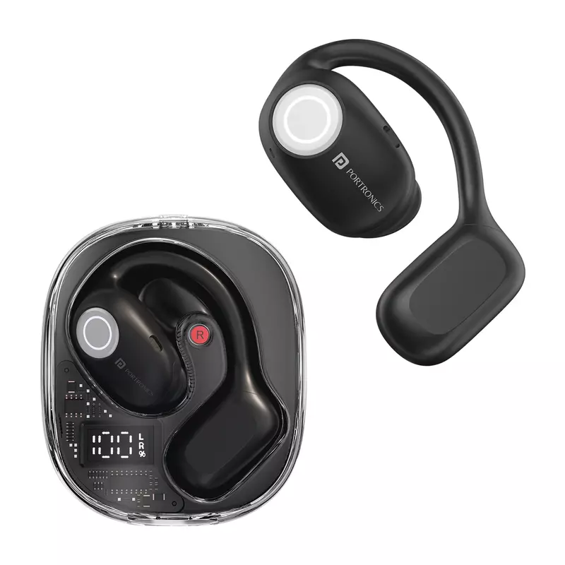 Portronics Harmonics Twins 30 Over-Ear Smart Wireless Earbuds Portronics Harmonics Twins 30 Over-Ear Smart Wireless Earbuds