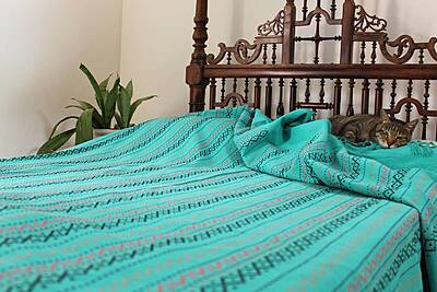Brilliance in Blue Bed Cover Brilliance in Blue Bed Cover