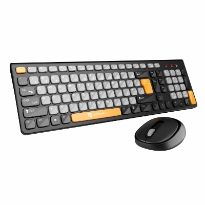 Portronics Key7 Combo Wireless Keyboard & Mouse Set with 2.4 GHz USB Receiver, 10m Working Range, 12 Shortcut Keys, Adjustable DPI, 10 Million Key Life & Click Life for PC, Laptop, Mac Portronics Key7 Combo Wireless Keyboard & Mouse Set with 2.4 GHz USB Receiver, 10m Working Range, 12 Shortcut Keys, Adjustable DPI, 10 Million Key Life & Click Life for PC, Laptop, Mac