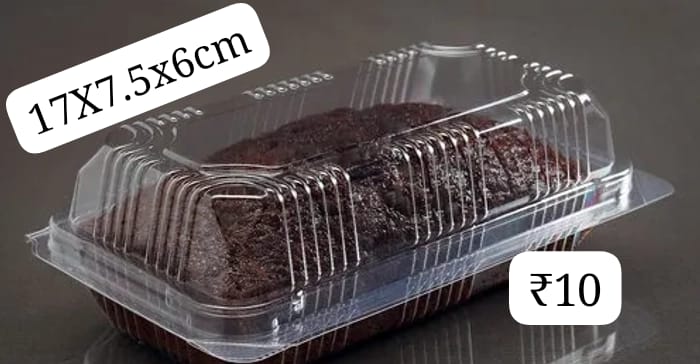Pvc loaf box 750 ml