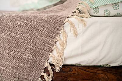 Dual Tones Bed Cover