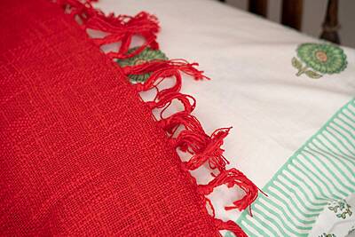 Vibrant in Red Bed Cover Vibrant in Red Bed Cover
