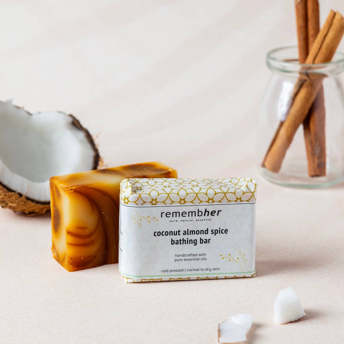 Coconut Almond Spice Exfoliating Bathing Bar Coconut Almond Spice Exfoliating Bathing Bar