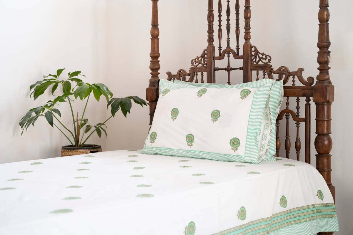Spring Green - Bedsheet Spring Green - Bedsheet