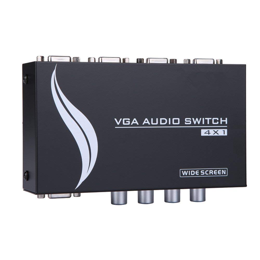 VGA Switch with Button,Two-Way VGA Video Switch for PS4 ,PC, TV,Projector ,Monitor VGA Switch with Button,Two-Way VGA Video Switch for PS4 ,PC, TV,Projector ,Monitor