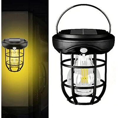 SIMBA Big Hanging + Wall Tungsten Solar Sensor Light