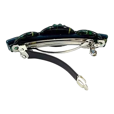 Elegant Flower & Stone Hair Barrette