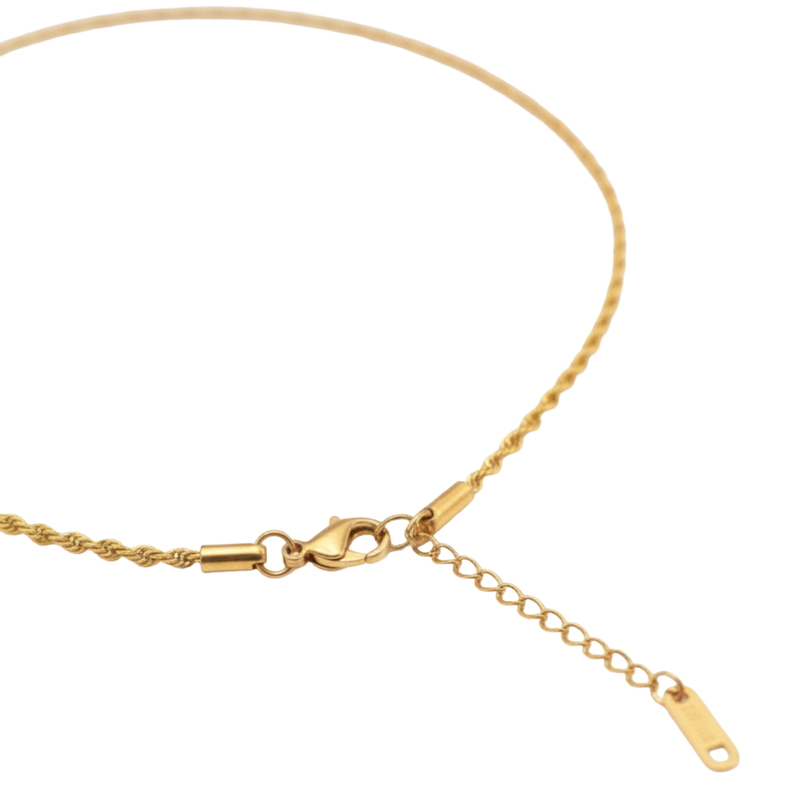 KAYYA21 Elegant Layered Gold Pendant Necklace Set – Stainless Steel Gold Finish