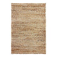 Handmade Jute Braided Rug – Natural Reversible Boho Farmhouse Area Rug