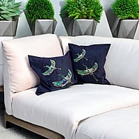 Zardozi Saras Pair Cushion Cover (Set of 2) Zardozi Saras Pair Cushion Cover (Set of 2)