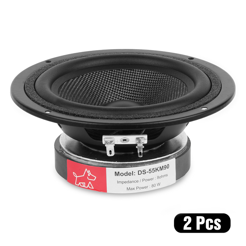 DS-55KM90 Mid range 5.25" Kevlar cone 4Ohms 50 Watts (2 Pcs) DS-55KM90 Mid range 5.25" Kevlar cone 4Ohms 50 Watts (2 Pcs)