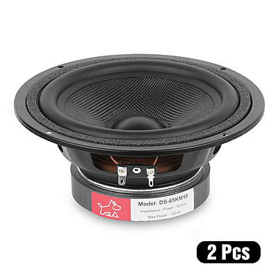 DS-65KM10 Mid range 6.5" Kevlar cone 4Ohms 60 Watts (2 Pcs)