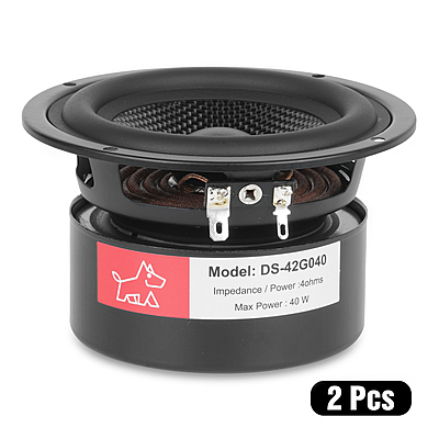DS-42G040 4" MID BASS 4 Ohms Double magnet Hifi Driver ( 2 pcs )