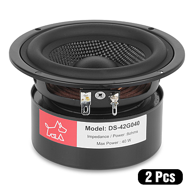 Copy of DS-42G040 4" MID BASS 8 Ohms Double magnet Hifi Driver ( 2 pcs )