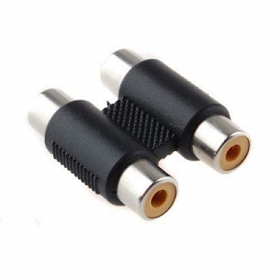 RCA Jointer Female Connector | Durable Plastic Build | Standard Plating & Current Rating RCA Jointer Female Connector | Durable Plastic Build | Standard Plating & Current Rating