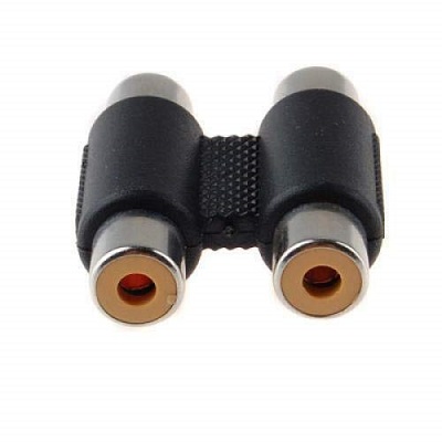 RCA Jointer Female Connector | Durable Plastic Build | Standard Plating & Current Rating RCA Jointer Female Connector | Durable Plastic Build | Standard Plating & Current Rating