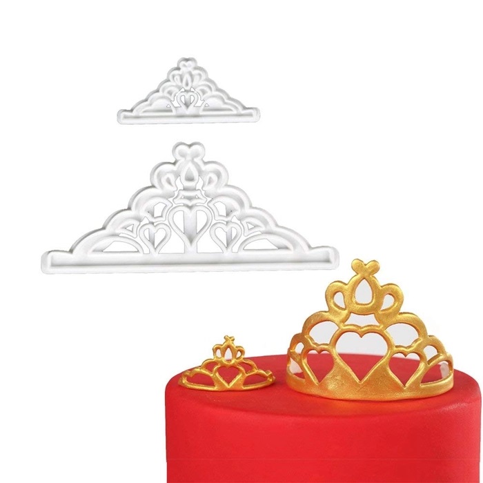 2 in 1 Tiara Set Fondant & Cookie Cutter 2 in 1 Tiara Set Fondant & Cookie Cutter