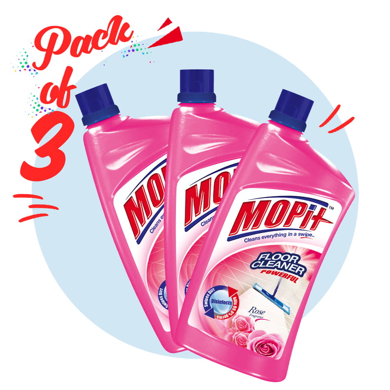 MOPIT | Rose Floor Cleaner 1L (Pack of 3) MOPIT | Rose Floor Cleaner 1L (Pack of 3)
