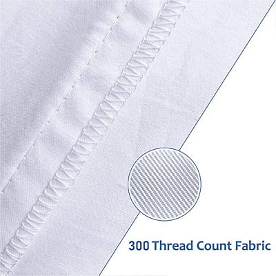 Pillow Cover Non-Framed 100% Cotton 300 TC Percale - Plain - White Pillow Cover Non-Framed 100% Cotton 300 TC Percale - Plain - White