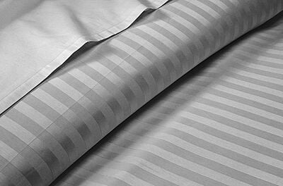 Pillow Cover Framed Glace Cotton 300 TC - Striped - Silver