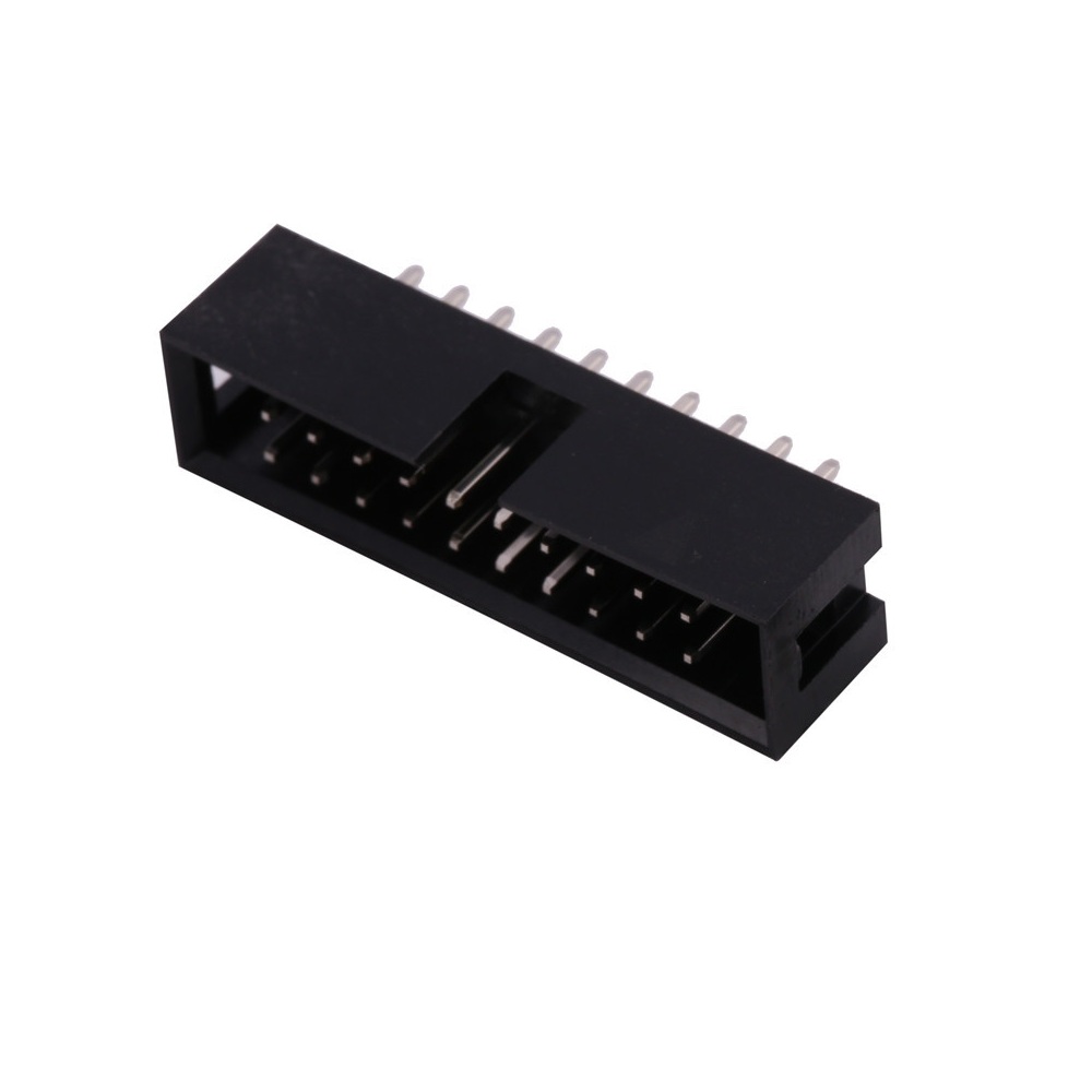 PCB Mounted Dual Row Straight Male Shrouded Box Header – Ideal for IDC Connector and PCB Applications PCB Mounted Dual Row Straight Male Shrouded Box Header – Ideal for IDC Connector and PCB Applications