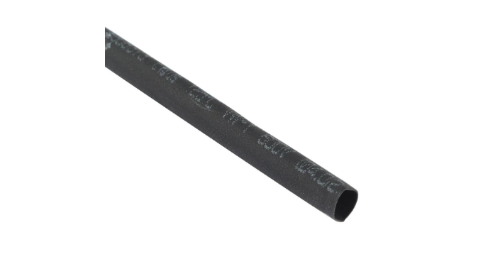 4mm Heat Shrink Sleeve Tube - Black - 1 meter