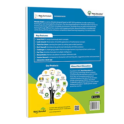 Wonder Math WorkBook for - Secondary School CBSE 2nd class / Level 2 Book B New Education Policy (NEP) Edition