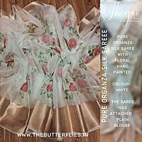 PURE ORGANZA SILK SAREE FLCSORZ22311
