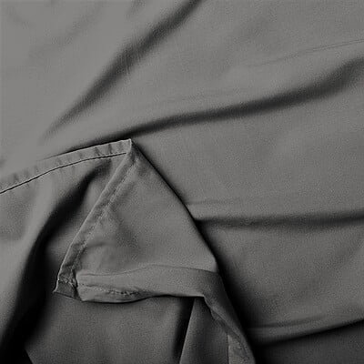 Pillow Cover Non-Framed Glace Cotton 300 TC - Plain - Steel Grey