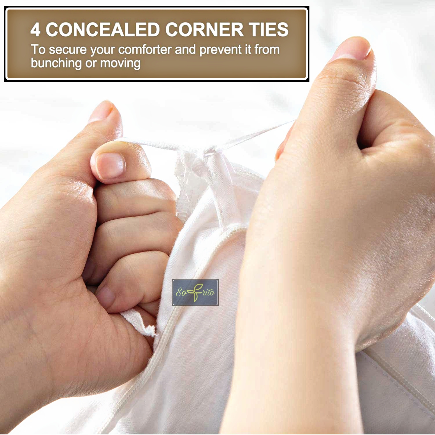 Duvet / Comforter Cover Microfiber 300 TC Plain Ultra soft - White Duvet / Comforter Cover Microfiber 300 TC Plain Ultra soft - White