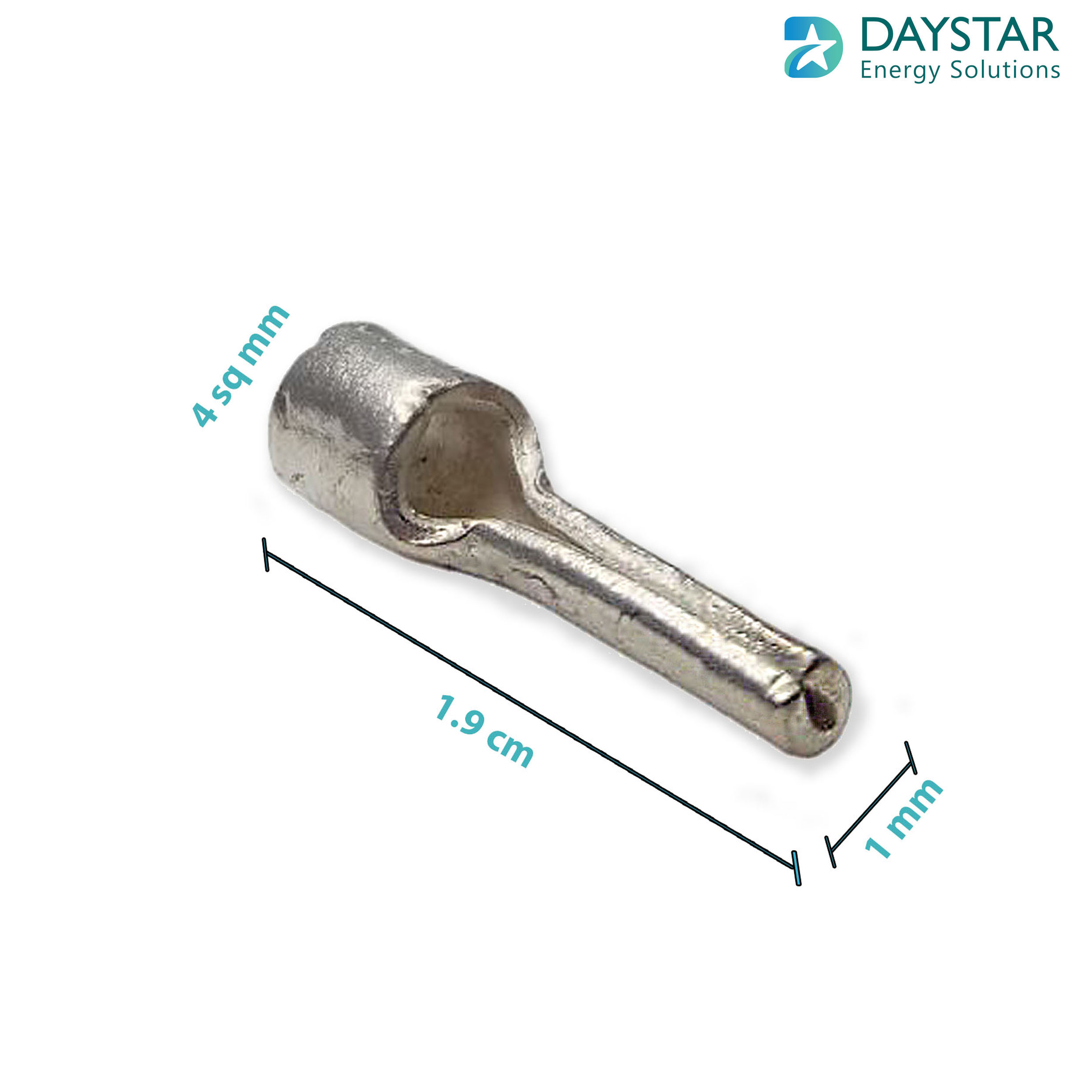 4 sq.mm Copper Pin Type Lug - 1 Nos 4 sq.mm Copper Pin Type Lug - 1 Nos