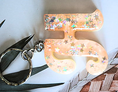 'H'GALLETA DE CREMA LETTER KEYCHAIN(LKI00001)