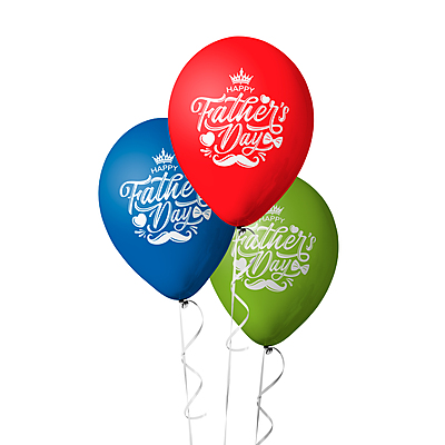 The Magic Balloons- Happy Father’s Day latex balloons, Red, Green & Blue color party decorations supplies, Pack of 30 pcs-181432 The Magic Balloons- Happy Father’s Day latex balloons, Red, Green & Blue color party decorations supplies, Pack of 30 pcs-181432